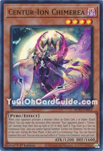 Yu-Gi-Oh Card: Centur-Ion Chimera