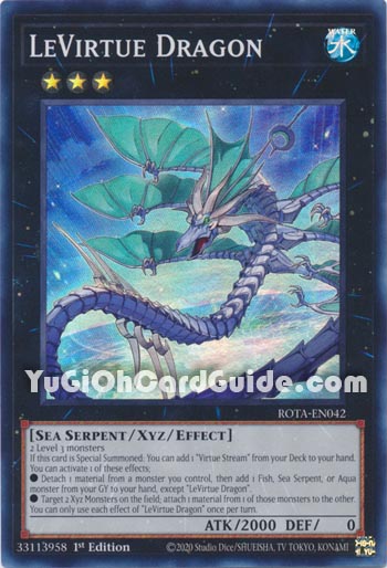 Yu-Gi-Oh Card: LeVirtue Dragon