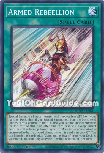 Yu-Gi-Oh Card: Armed Rebeellion