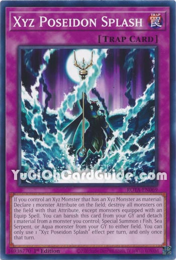 Yu-Gi-Oh Card: Xyz Poseidon Splash