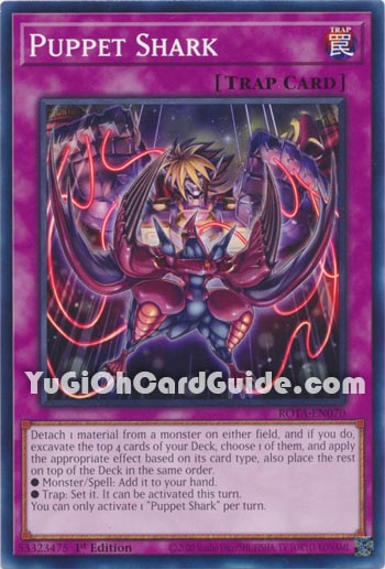 Yu-Gi-Oh Card: Puppet Shark