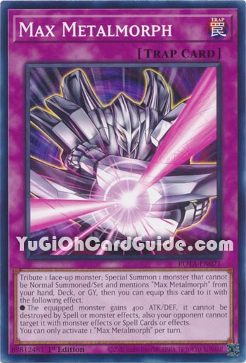 Yu-Gi-Oh Card: Max Metalmorph