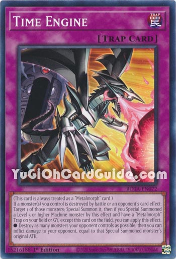 Yu-Gi-Oh Card: Time Engine