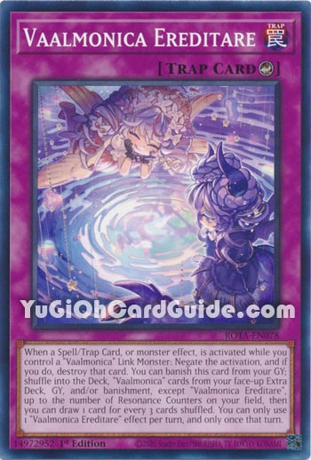 Yu-Gi-Oh Card: Vaalmonica Ereditare