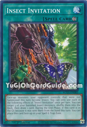 Yu-Gi-Oh Card: Insect Initation