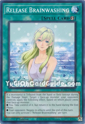 Yu-Gi-Oh Card: Release Brainwashing