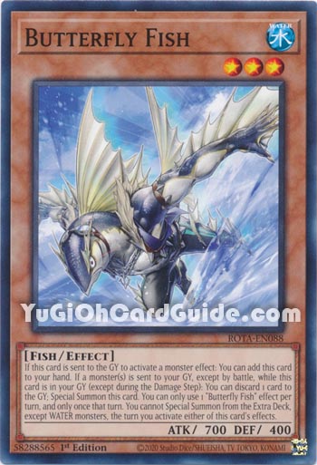 Yu-Gi-Oh Card: Butterfly Fish