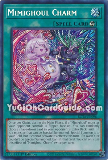 Yu-Gi-Oh Card: Mimighoul Charm