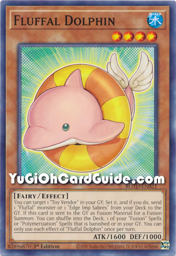 Yu-Gi-Oh Card: Fluffal Dolphin