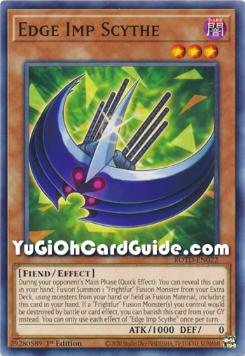 Yu-Gi-Oh Card: Edge Imp Scythe