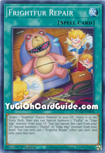 Yu-Gi-Oh Card: Frightfur Repair
