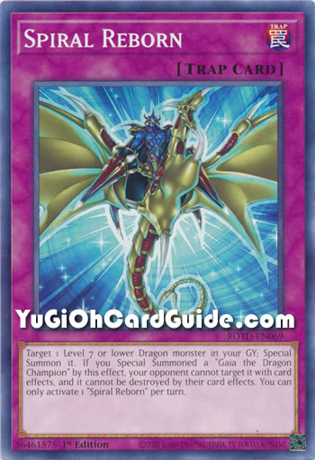 Yu-Gi-Oh Card: Spiral Reborn