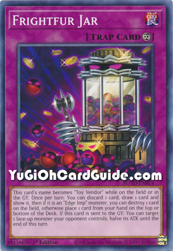 Yu-Gi-Oh Card: Frightfur Jar