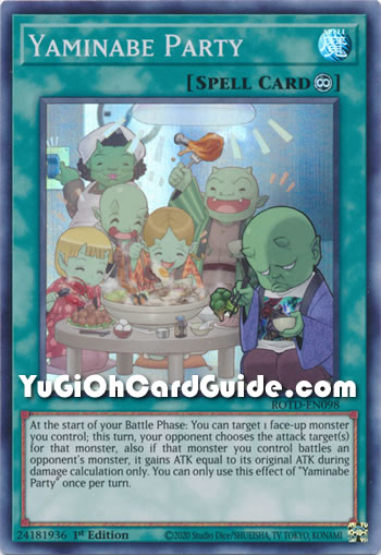 Yu-Gi-Oh Card: Yaminabe Party