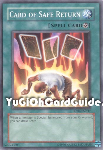 Yu-Gi-Oh Card: Card of Safe Return