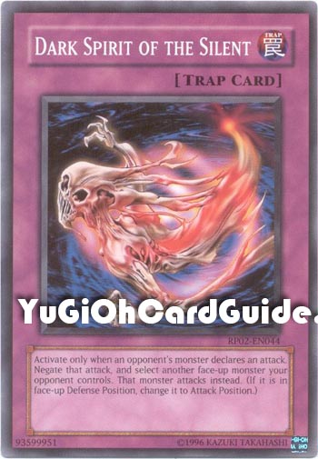 Yu-Gi-Oh Card: Dark Spirit of the Silent