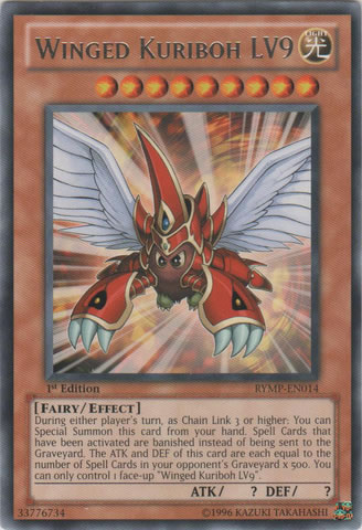 Yu-Gi-Oh Card: Winged Kuriboh LV9