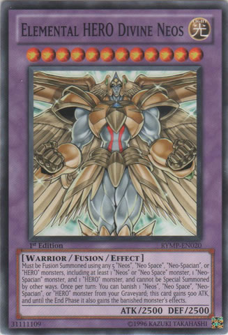 Yu-Gi-Oh Card: Elemental HERO Divine Neos