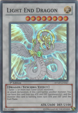 Yu-Gi-Oh Card: Light End Dragon