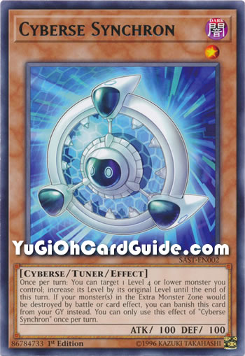 Yu-Gi-Oh Card: Cyberse Synchron