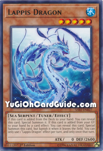 Yu-Gi-Oh Card: Lappis Dragon
