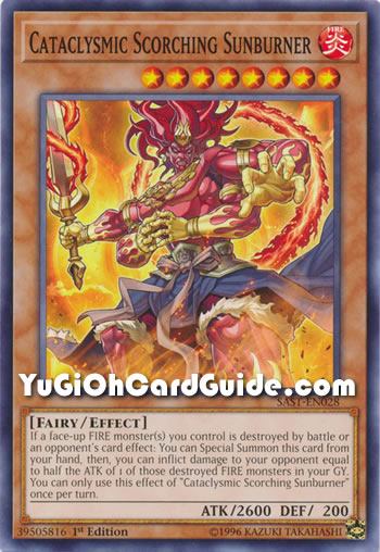 Yu-Gi-Oh Card: Cataclysmic Scorching Sunburner