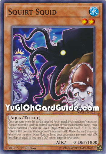 Yu-Gi-Oh Card: Squirt Squid