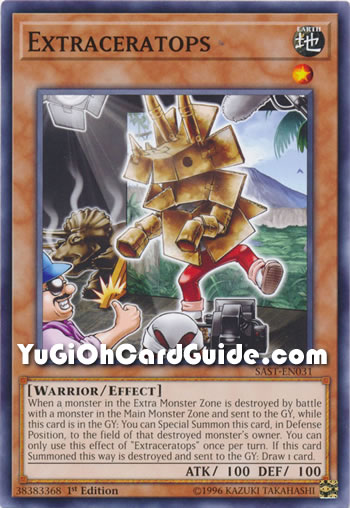 Yu-Gi-Oh Card: Extraceratops
