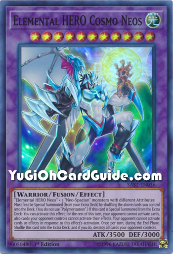 Yu-Gi-Oh Card: Elemental HERO Cosmo Neos