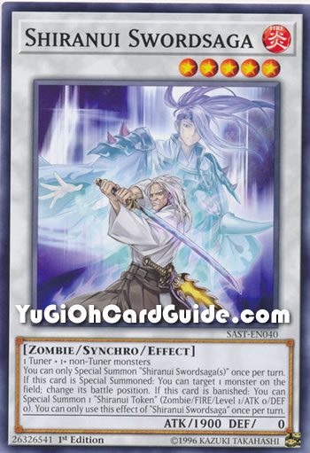 Yu-Gi-Oh Card: Shiranui Swordsaga
