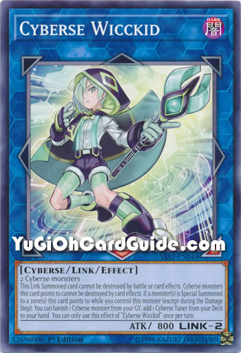 Yu-Gi-Oh Card: Cyberse Wicckid