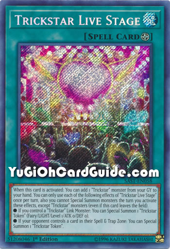 Yu-Gi-Oh Card: Trickstar Live Stage