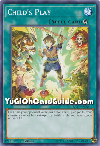 Yu-Gi-Oh Card: Child's Play