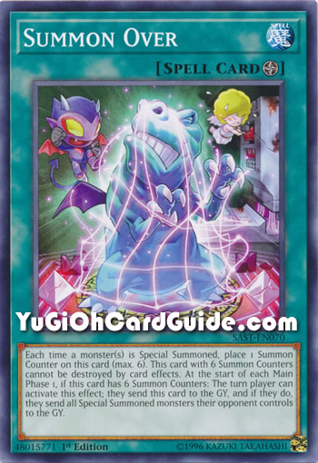 Yu-Gi-Oh Card: Summon Over