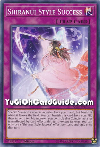 Yu-Gi-Oh Card: Shiranui Style Success