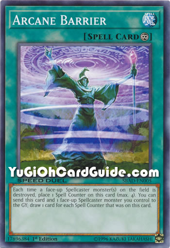 Yu-Gi-Oh Card: Arcane Barrier