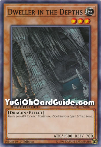 Yu-Gi-Oh Card: Dweller in the Depths