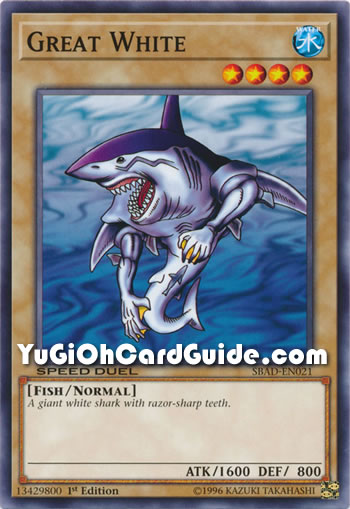 Yu-Gi-Oh Card: Great White