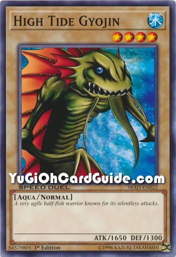 Yu-Gi-Oh Card: High Tide Gyojin
