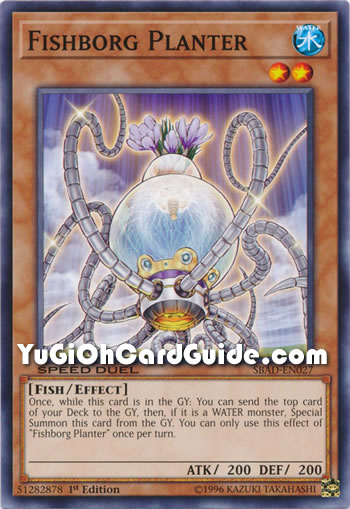 Yu-Gi-Oh Card: Fishborg Planter