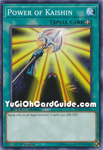 Yu-Gi-Oh Card: Power of Kaishin
