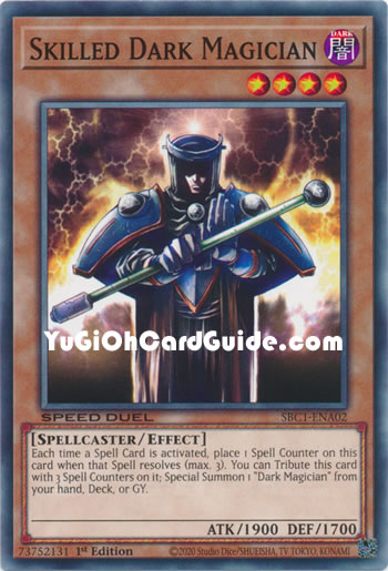Yu-Gi-Oh Card: Skilled Dark Magician