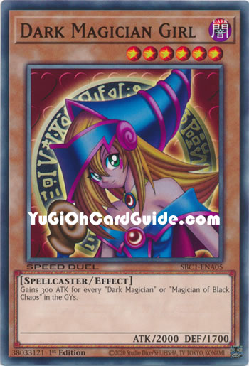 Yu-Gi-Oh Card: Dark Magician Girl