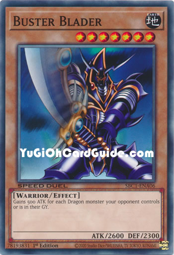 Yu-Gi-Oh Card: Buster Blader