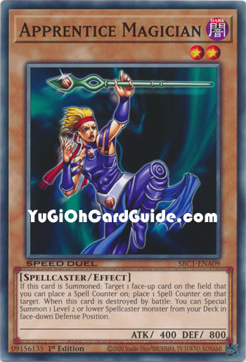 Yu-Gi-Oh Card: Apprentice Magician