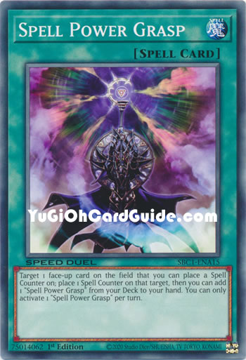 Yu-Gi-Oh Card: Spell Power Grasp