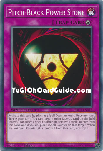 Yu-Gi-Oh Card: Pitch-Black Power Stone