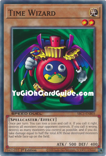 Yu-Gi-Oh Card: Time Wizard