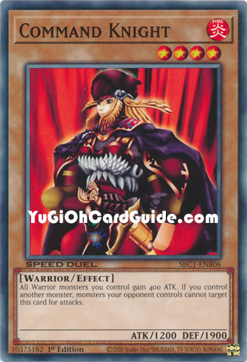 Yu-Gi-Oh Card: Command Knight