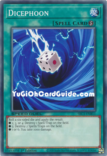 Yu-Gi-Oh Card: Dicephoon